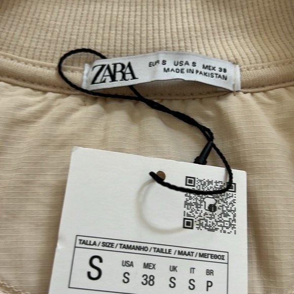 New Zara Men Cream Sweatshirt Sweater Button Top Pullover S ERCU - Picture 9 of 11